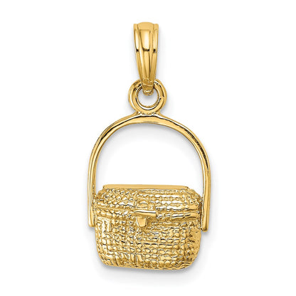 14K 2-D Nantucket Basket Charm