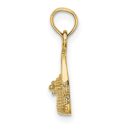 14K 2-D Nantucket Basket Charm