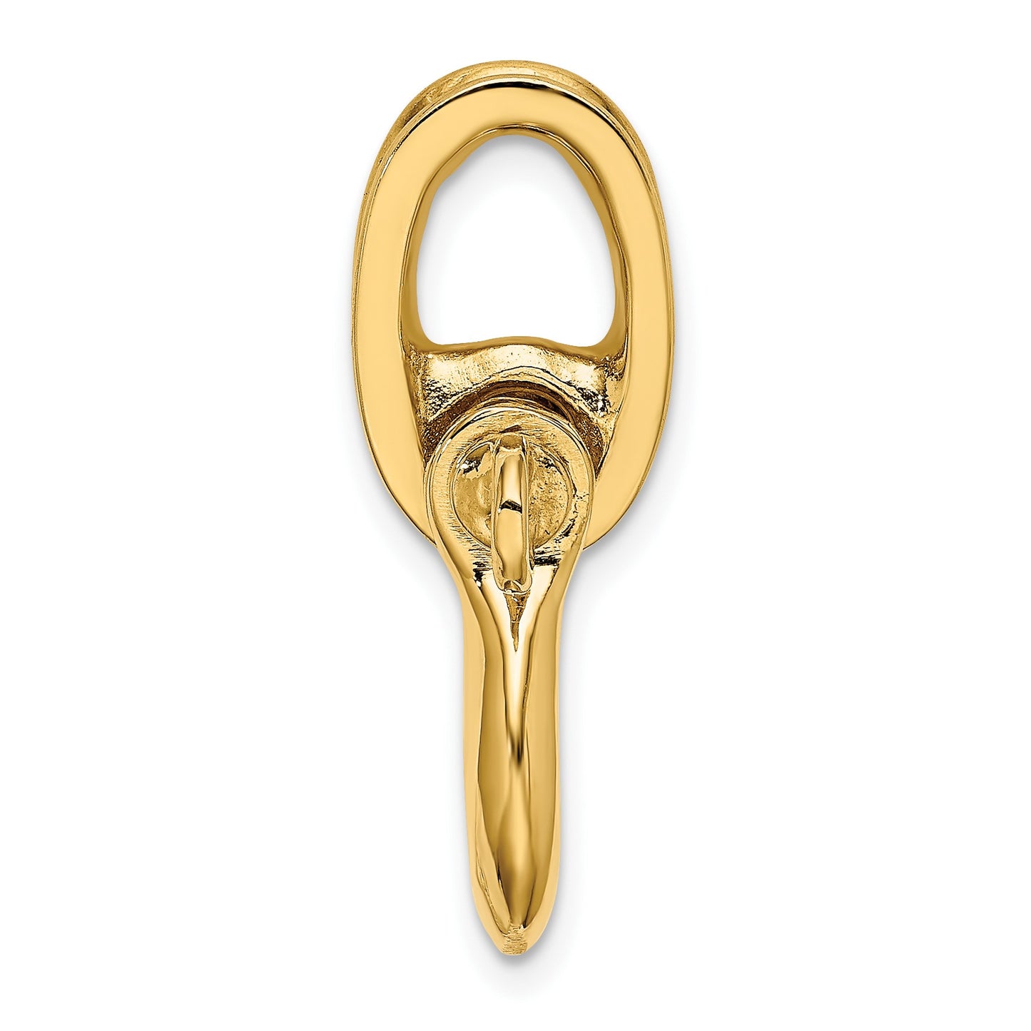 14K 3-D Medium Shackle Link Charm