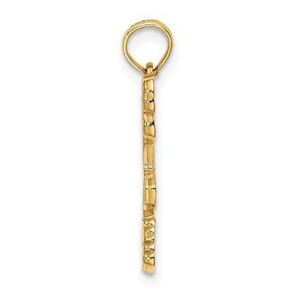 14K TURKS AND CAICOS Flamingo Charm