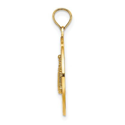 14K BLOCK ISLAND RI with Lighthouse Charm