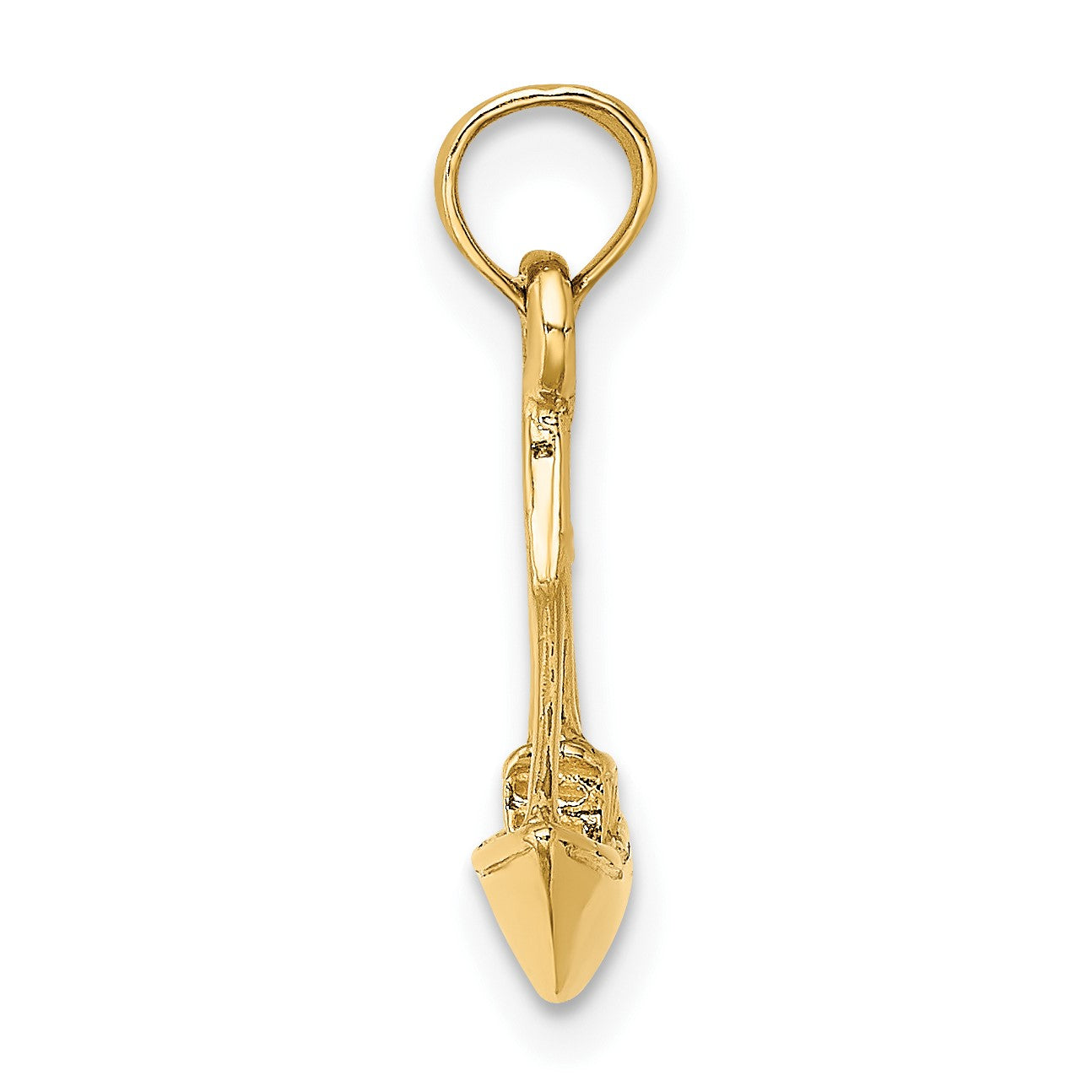 14K 3-D Tug Boat Charm