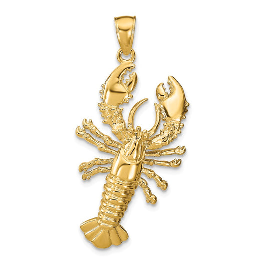 14k Lobster Pendant