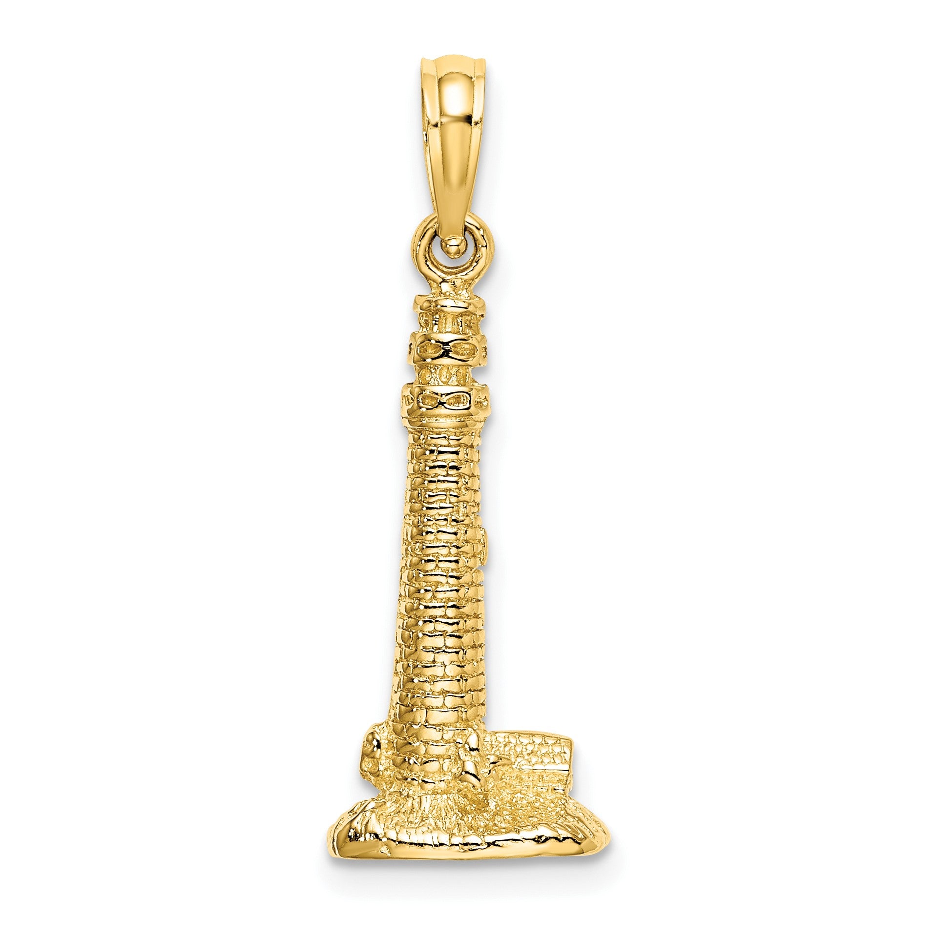 14K 3D Cape May NJ Lighthouse Charm