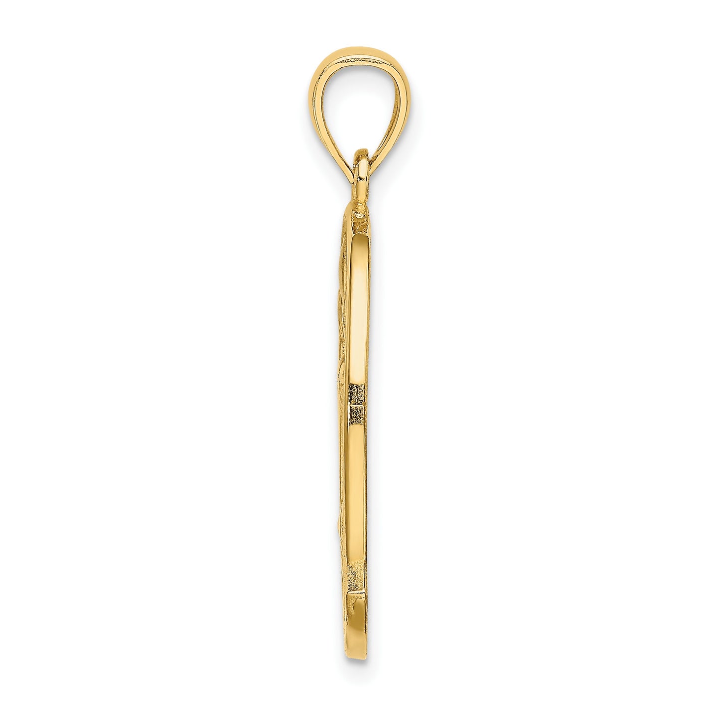 14K TURKS AND CAICOS with Dolphin Sunset Scene Charm
