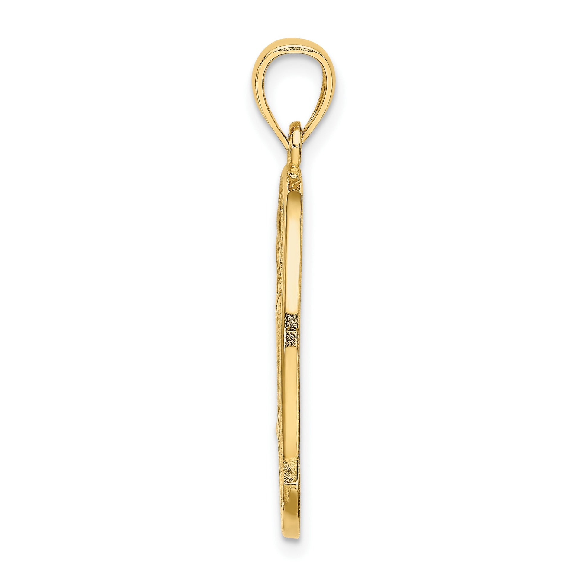 14K TURKS AND CAICOS with Dolphin Sunset Scene Charm