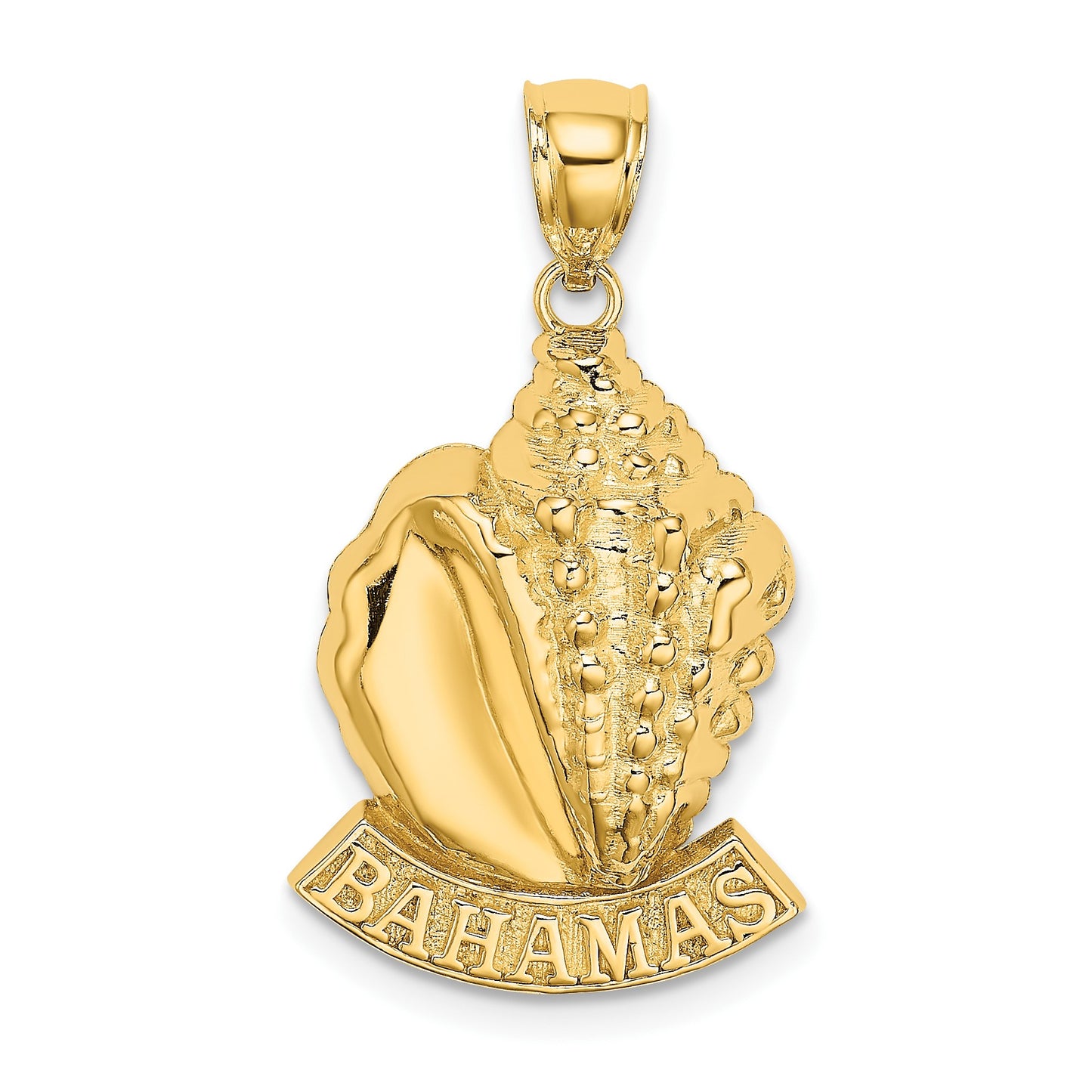 14K BAHAMAS Conch Shell Charm