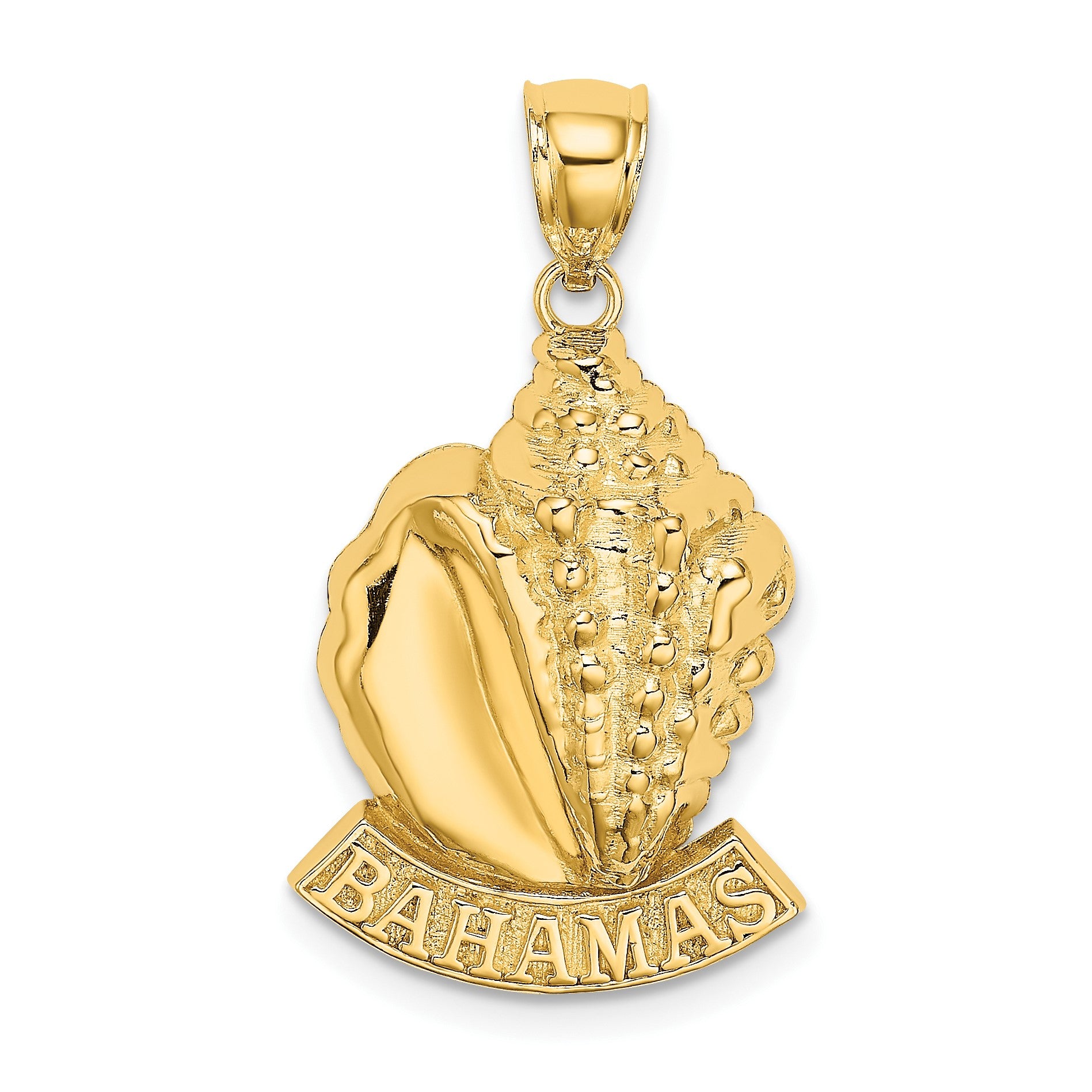 14K BAHAMAS Conch Shell Charm