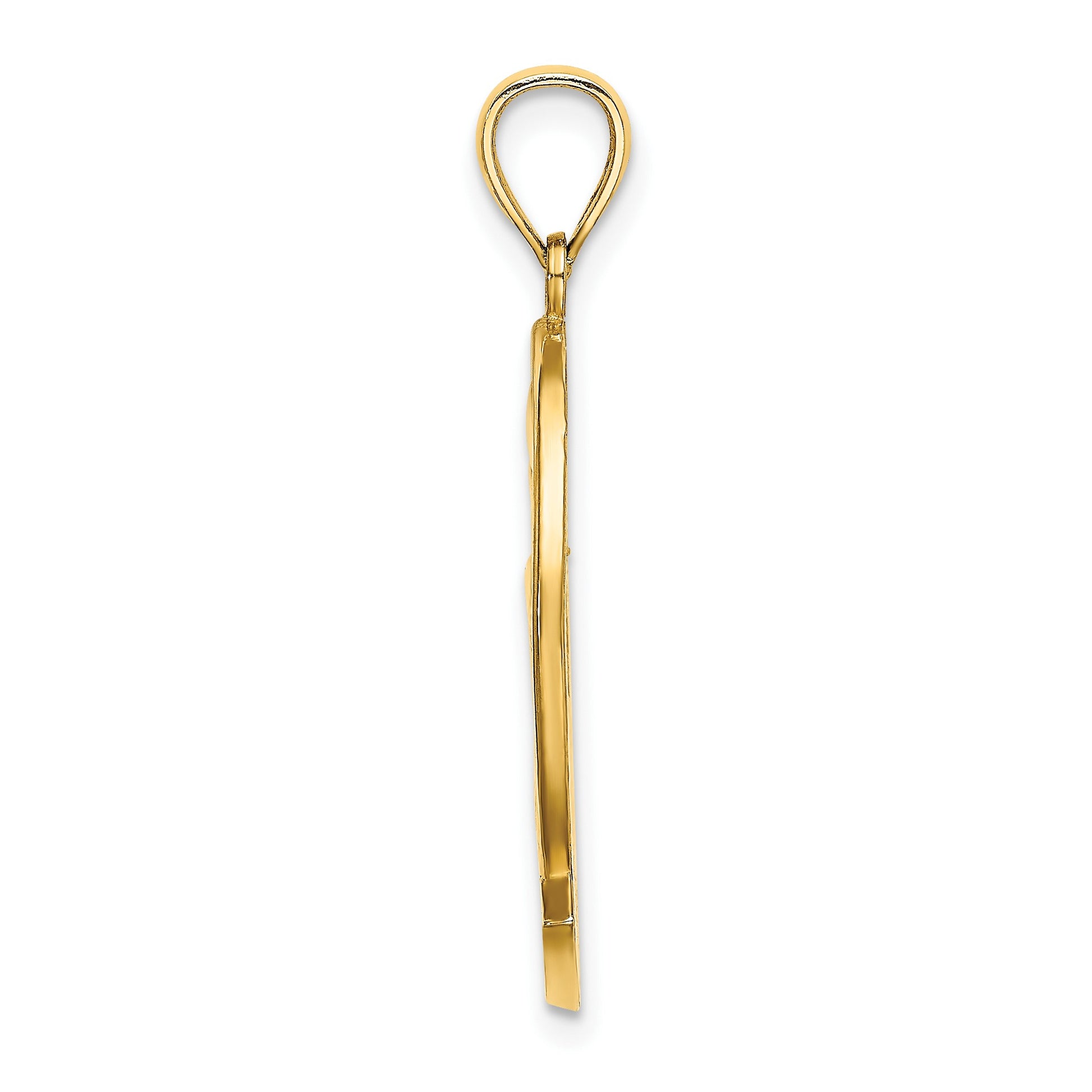 14K CURACAO with Dolphin Sunset Charm