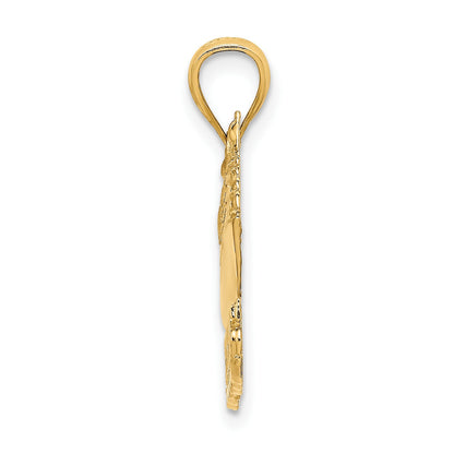 14K Large ST. THOMAS Cruise Ship Charm