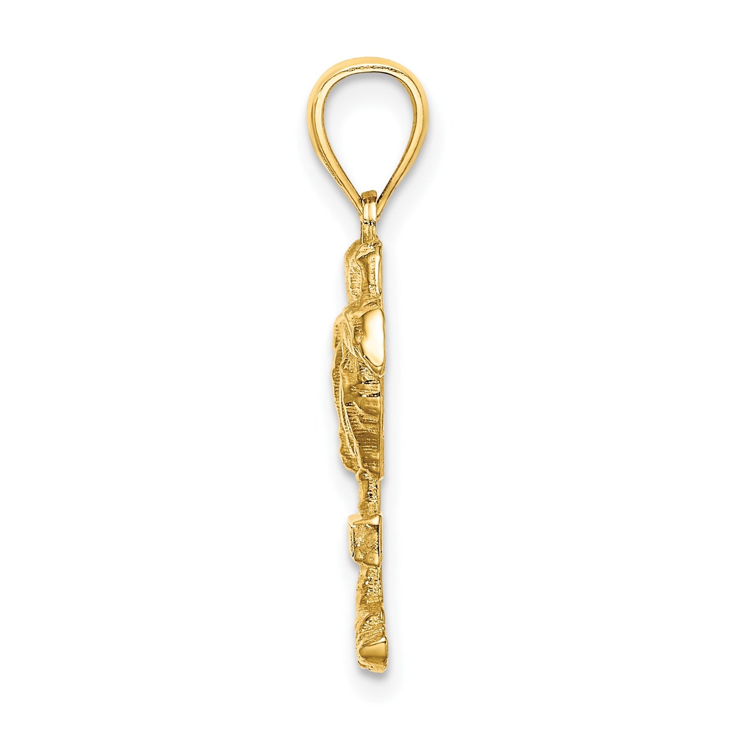 14K 2-D CURACAO On Palm Tree Charm