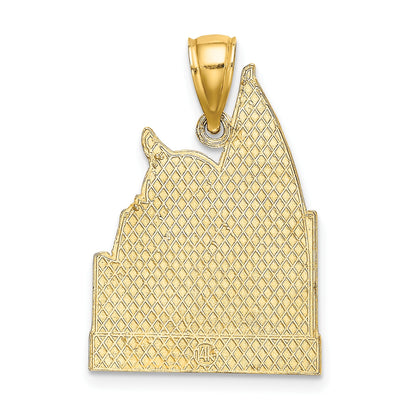 14K CURACAO with Sailboat and Seagull Charm
