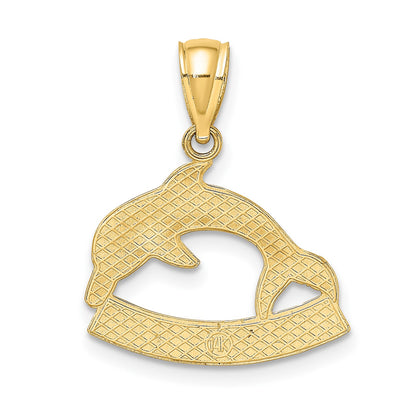 14K KEY WEST Dolphin Charm