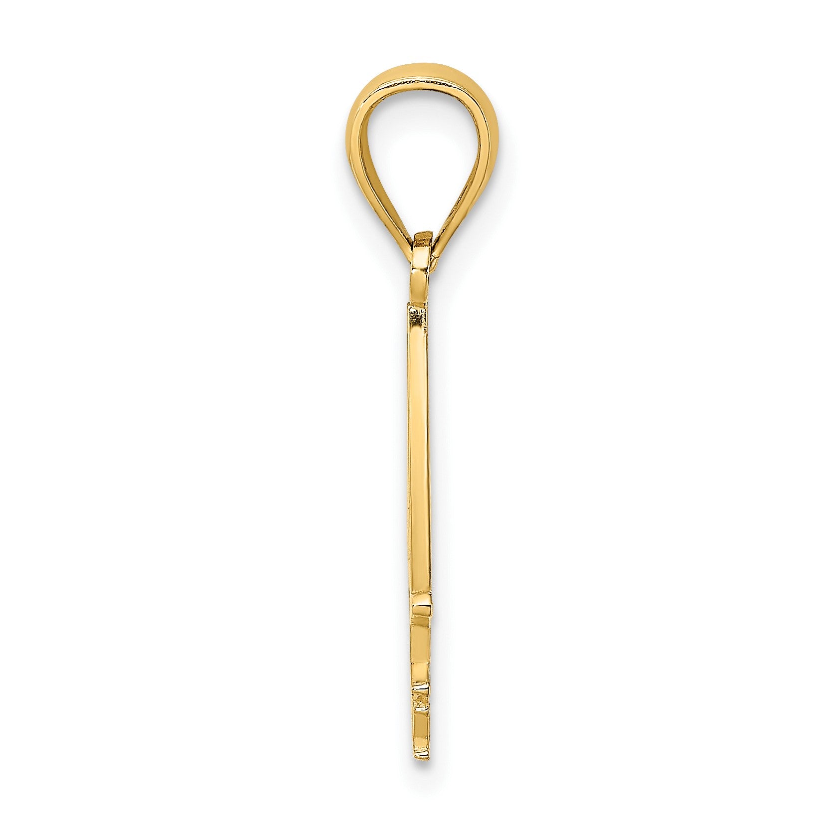 14K I HEART CAPE MAY with Cut-Out Boat Charm