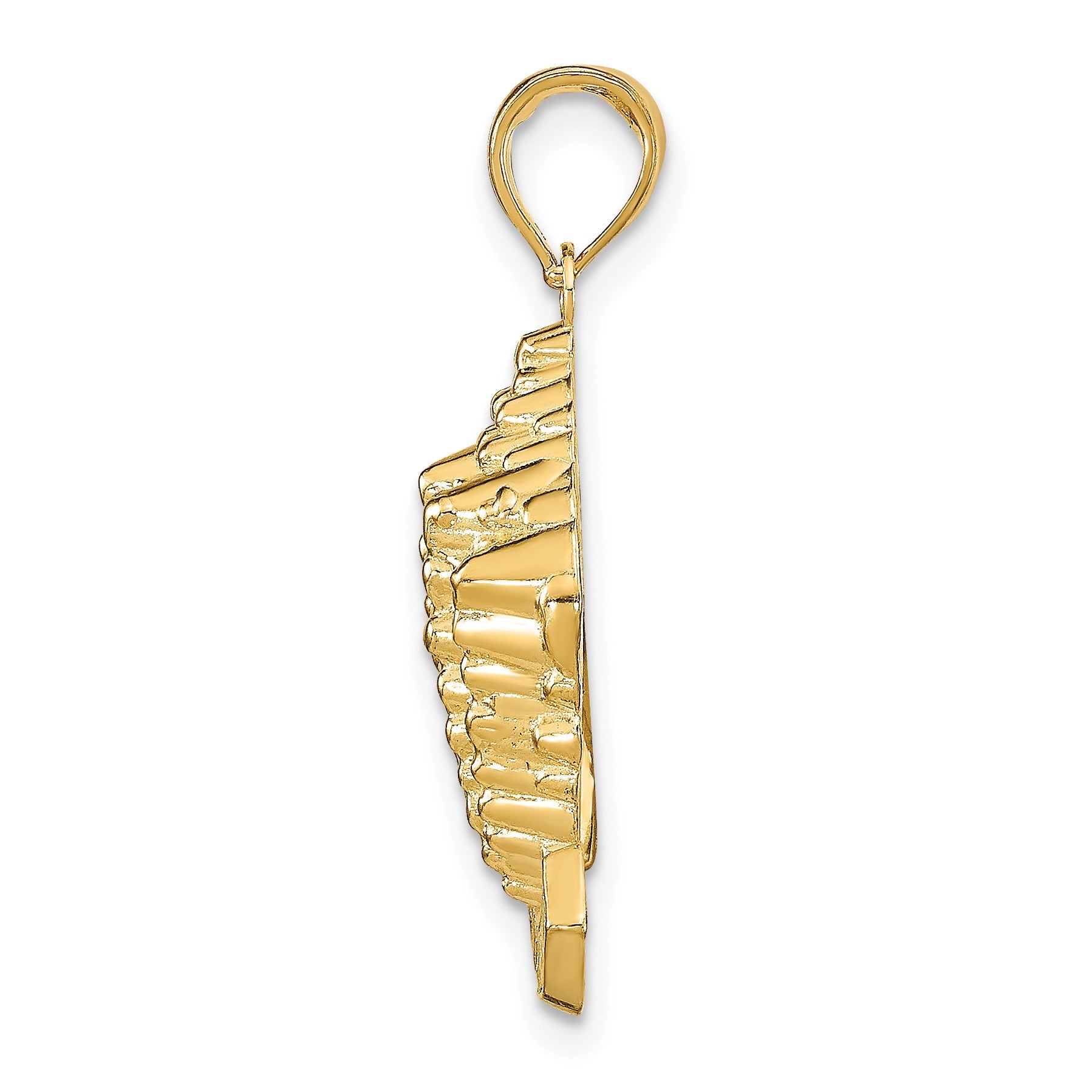 14k STONE HARBOR Conch Shell Pendant