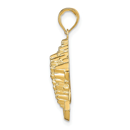 14k STONE HARBOR Conch Shell Pendant