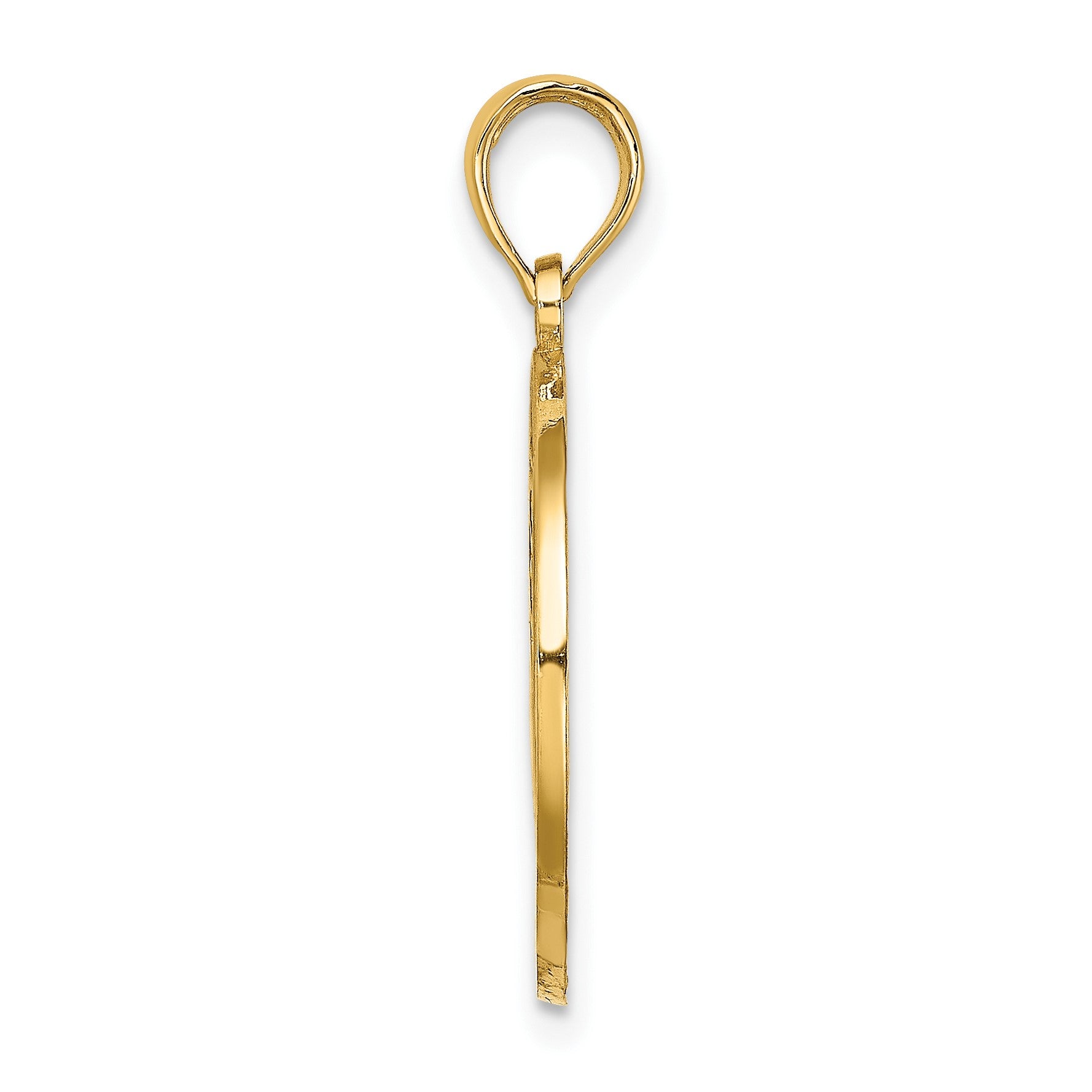 14K OCEAN CITY with Crab Charm