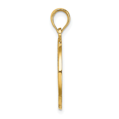 14K OCEAN CITY with Crab Charm