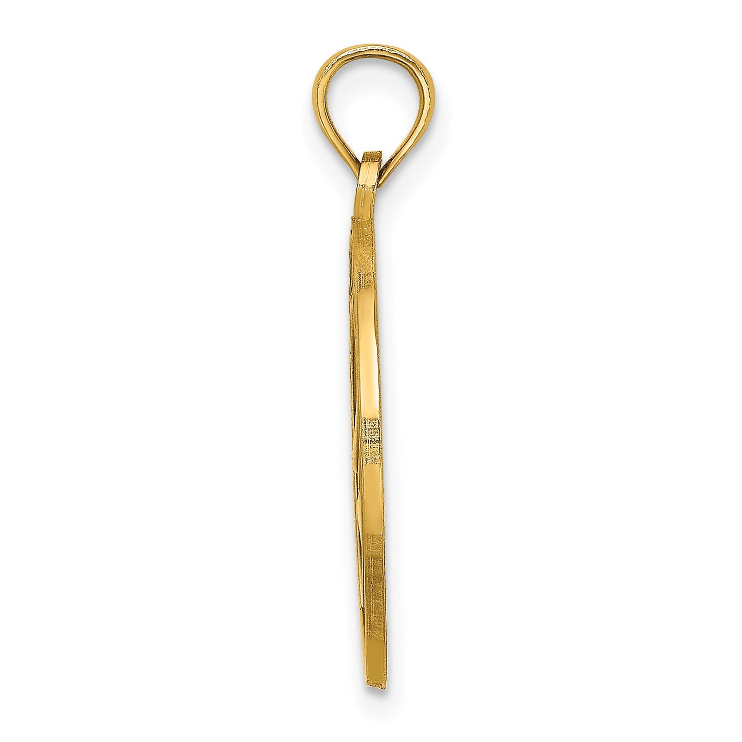 14K OCEAN CITY with Sailboat Charm