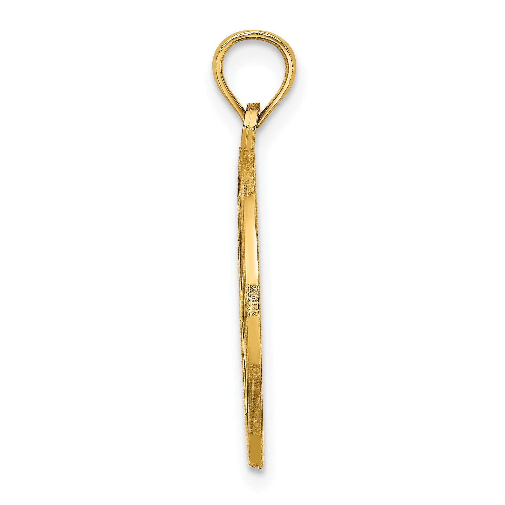 14K OCEAN CITY with Sailboat Charm