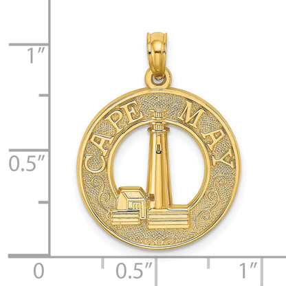 14K CAPE MAY with Lighthouse Charm