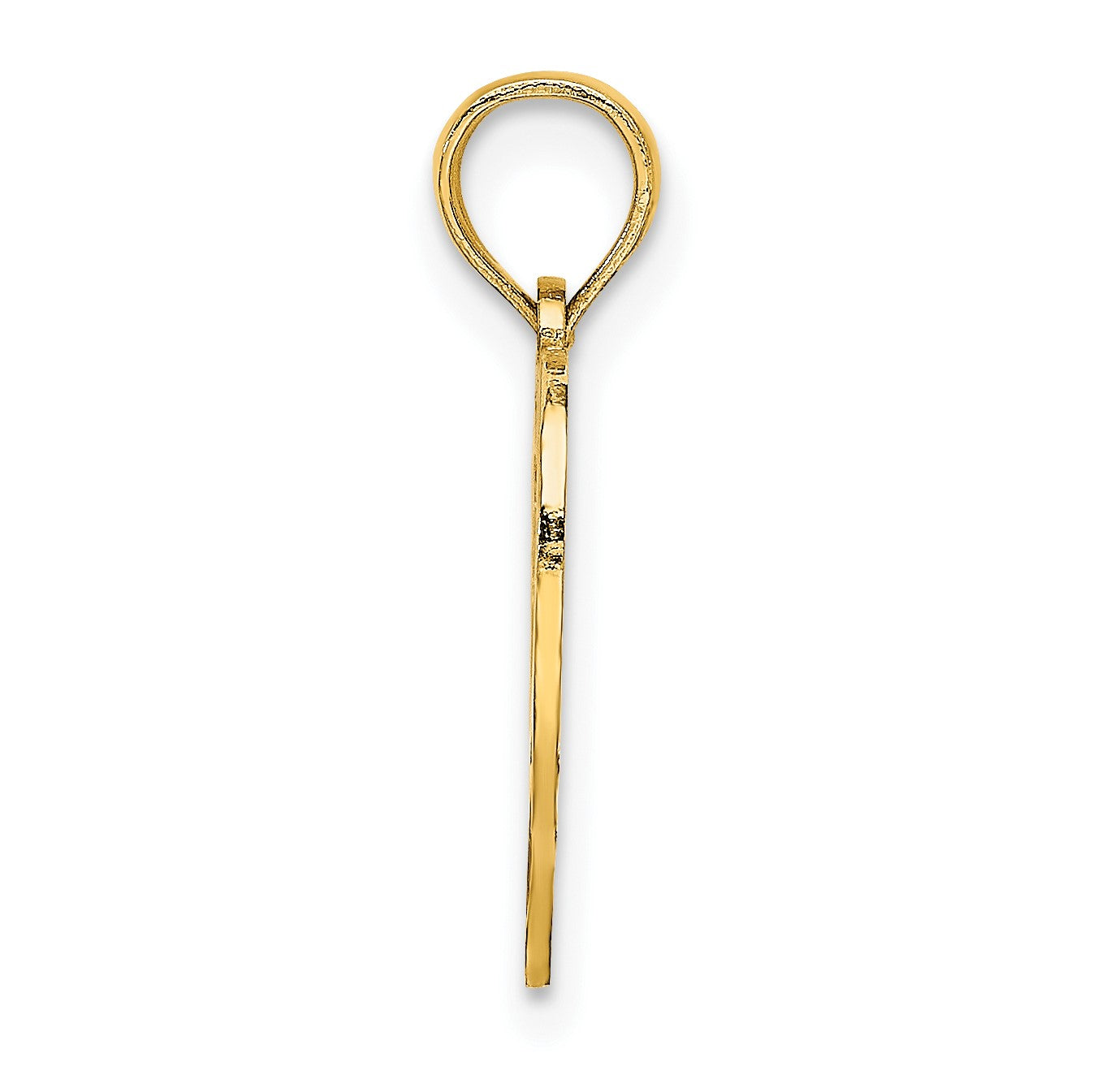 14K 16 Inside Heart Charm