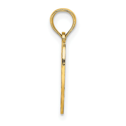 14K 16 Inside Heart Charm