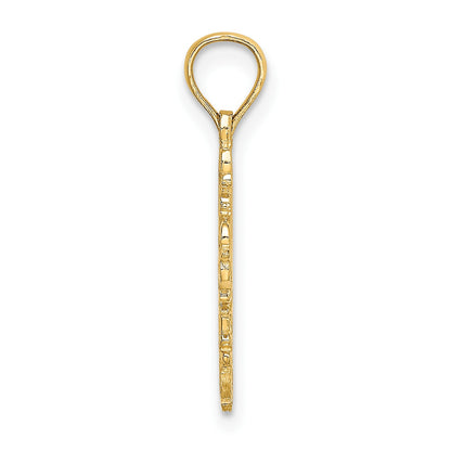 14K Cut-Out Delicate Cross Charm