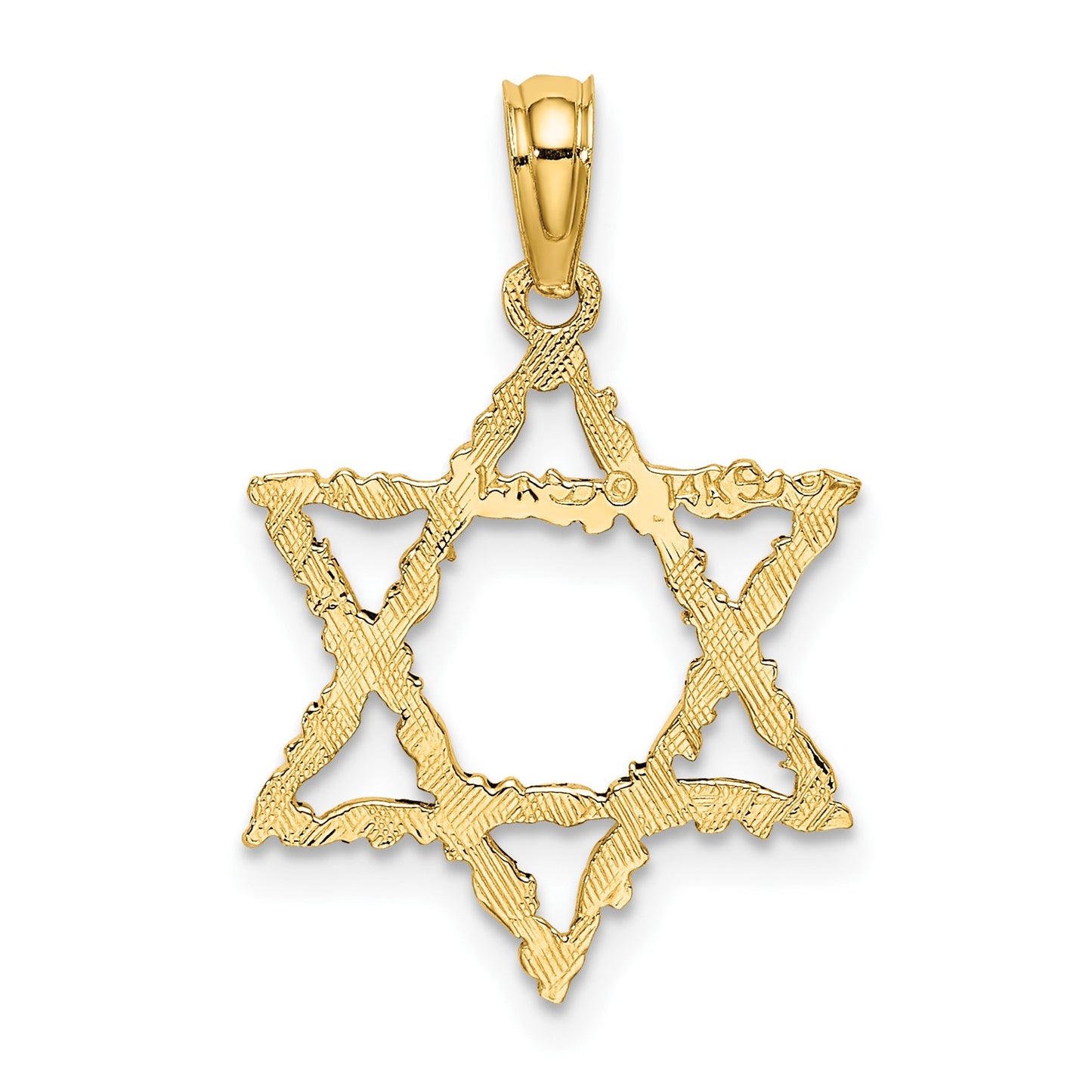14K Fancy Star Of David Charm