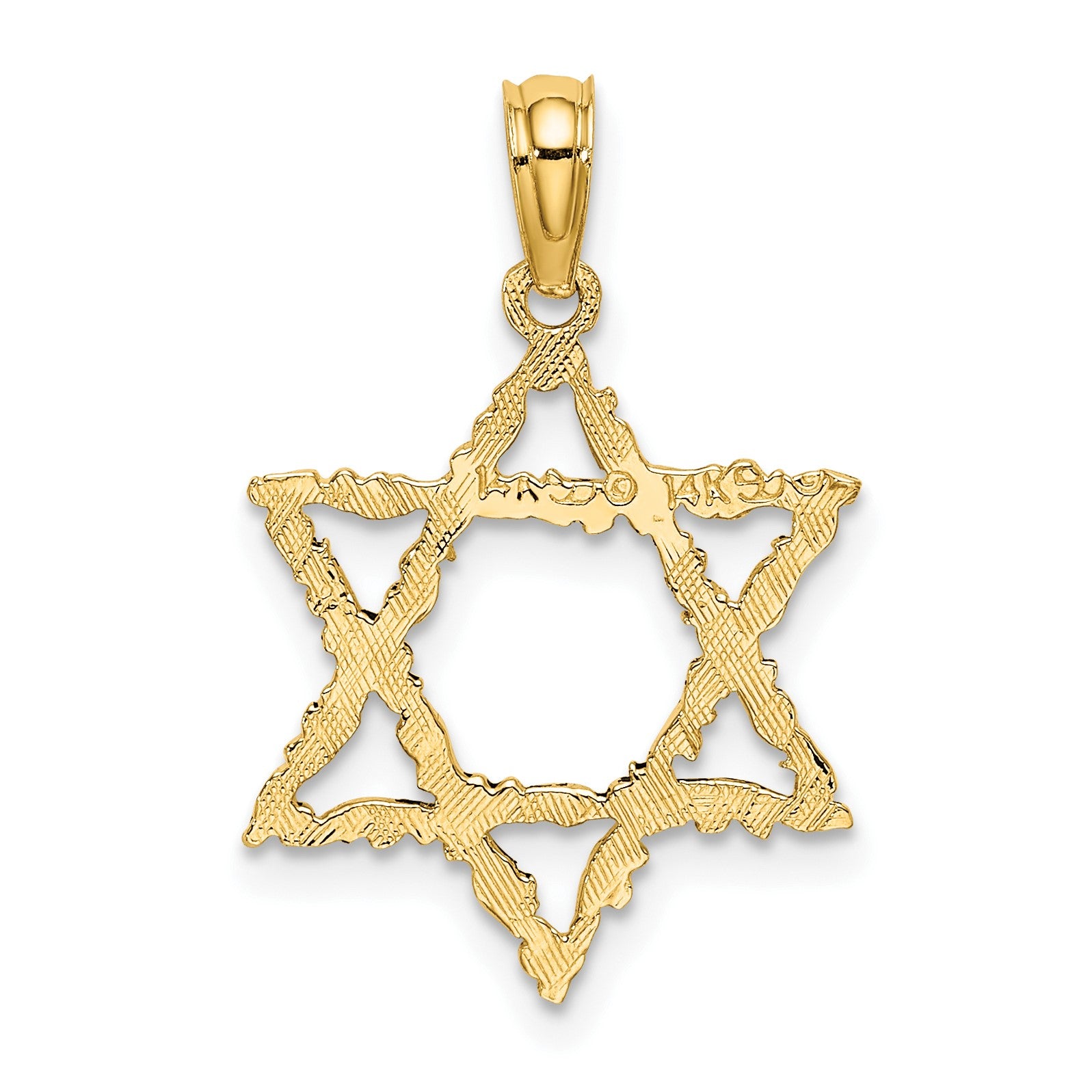 14K Fancy Star Of David Charm