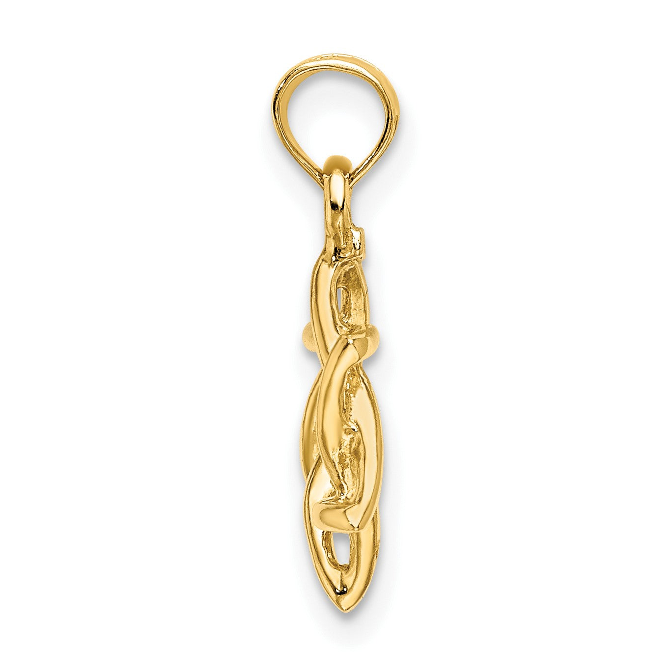 14K Polished Star Of David Charm