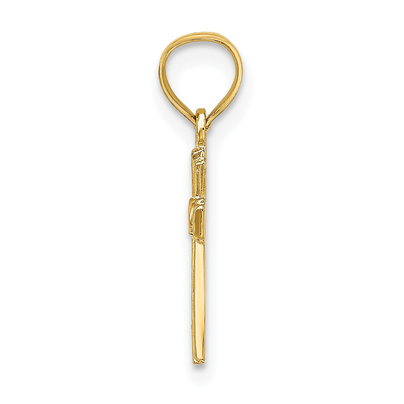 14K Mini Cross Charm