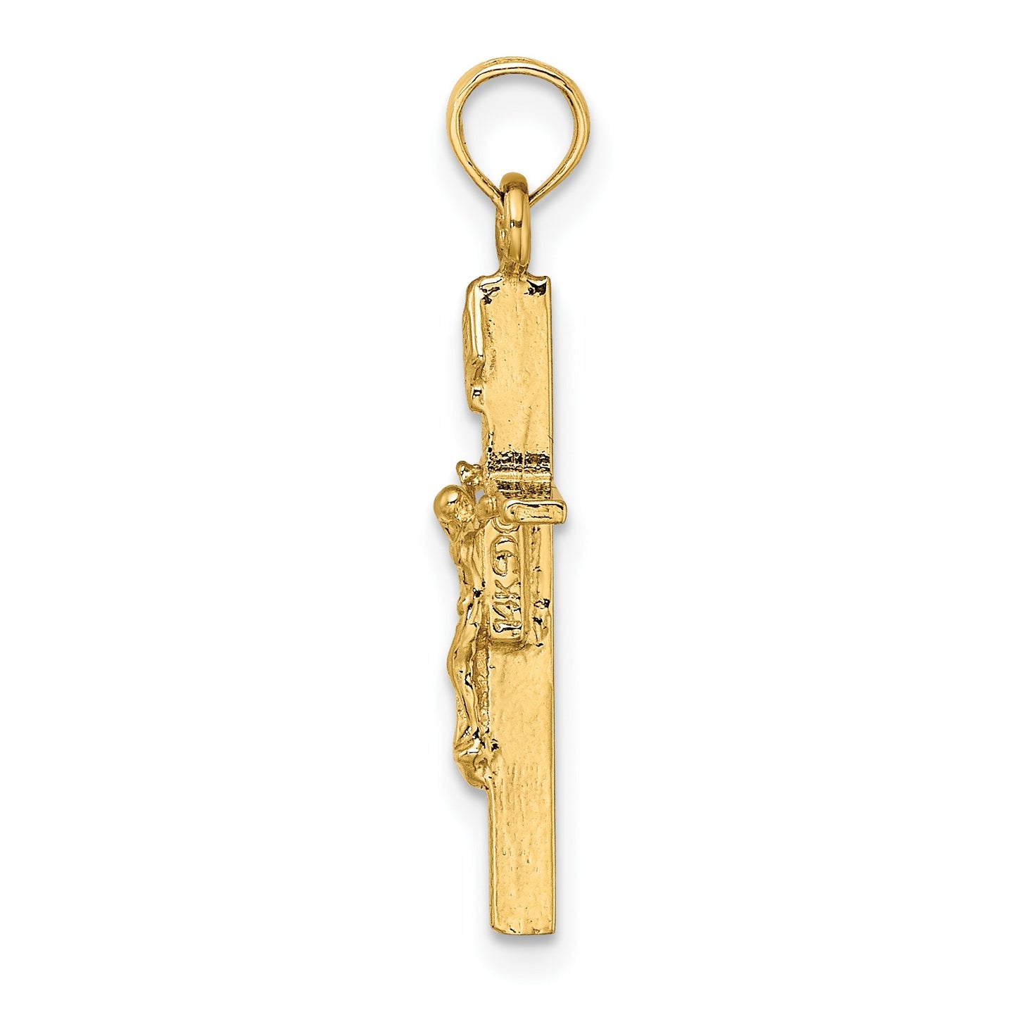 14K INRI Crucifix Charm