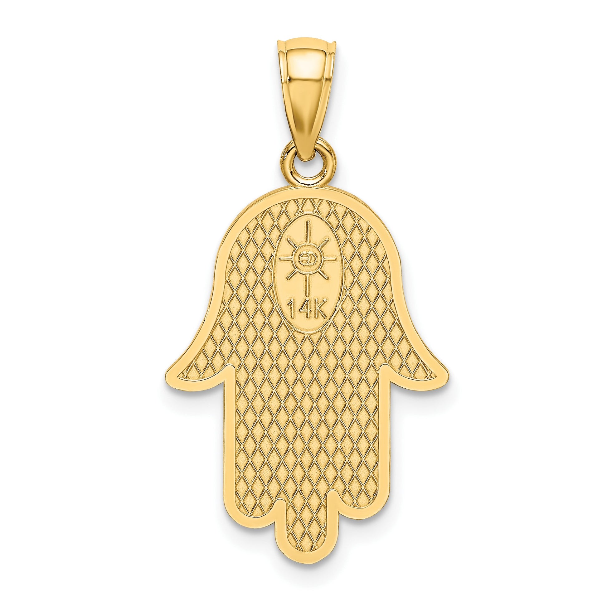 14K Chamseh with Star Of David Charm