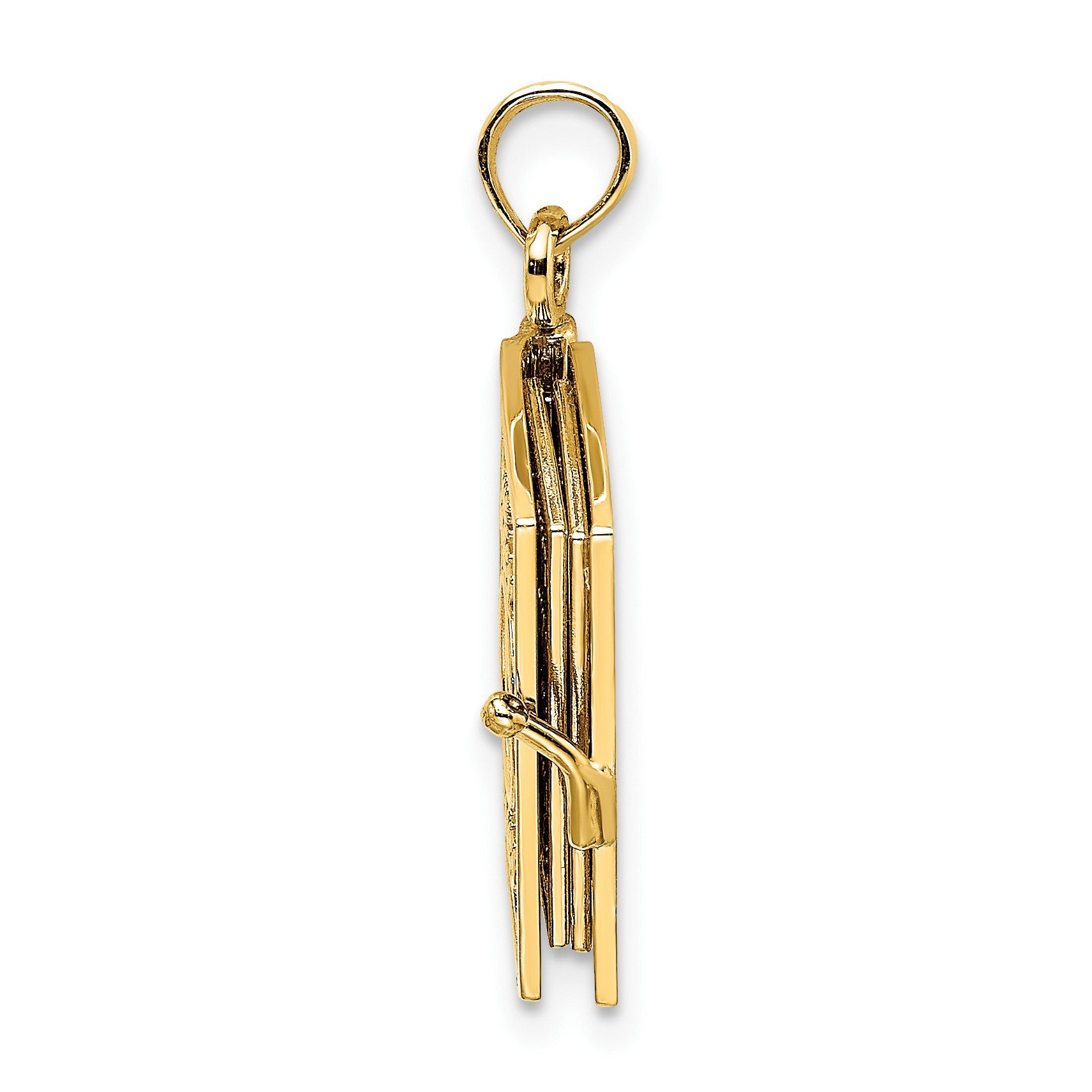 14K 3-D THE JABEZ PRAYER Book 1st Chronicles 4:10 Moveable Pages Pendant