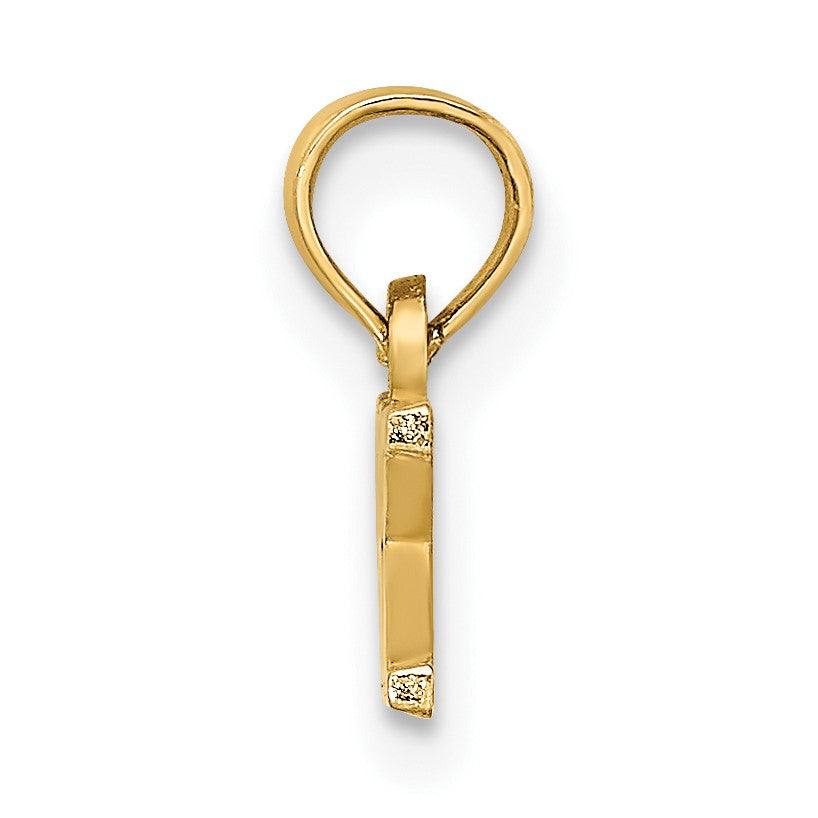 14K Polished OBX Charm