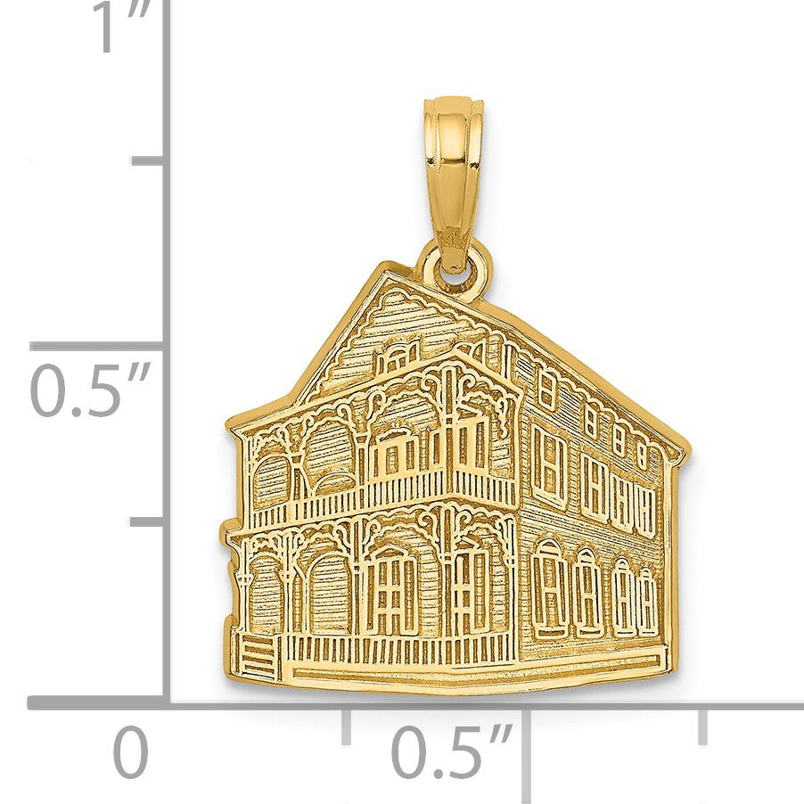 14K The PINK HOUSE - CAPE MAY NJ Charm