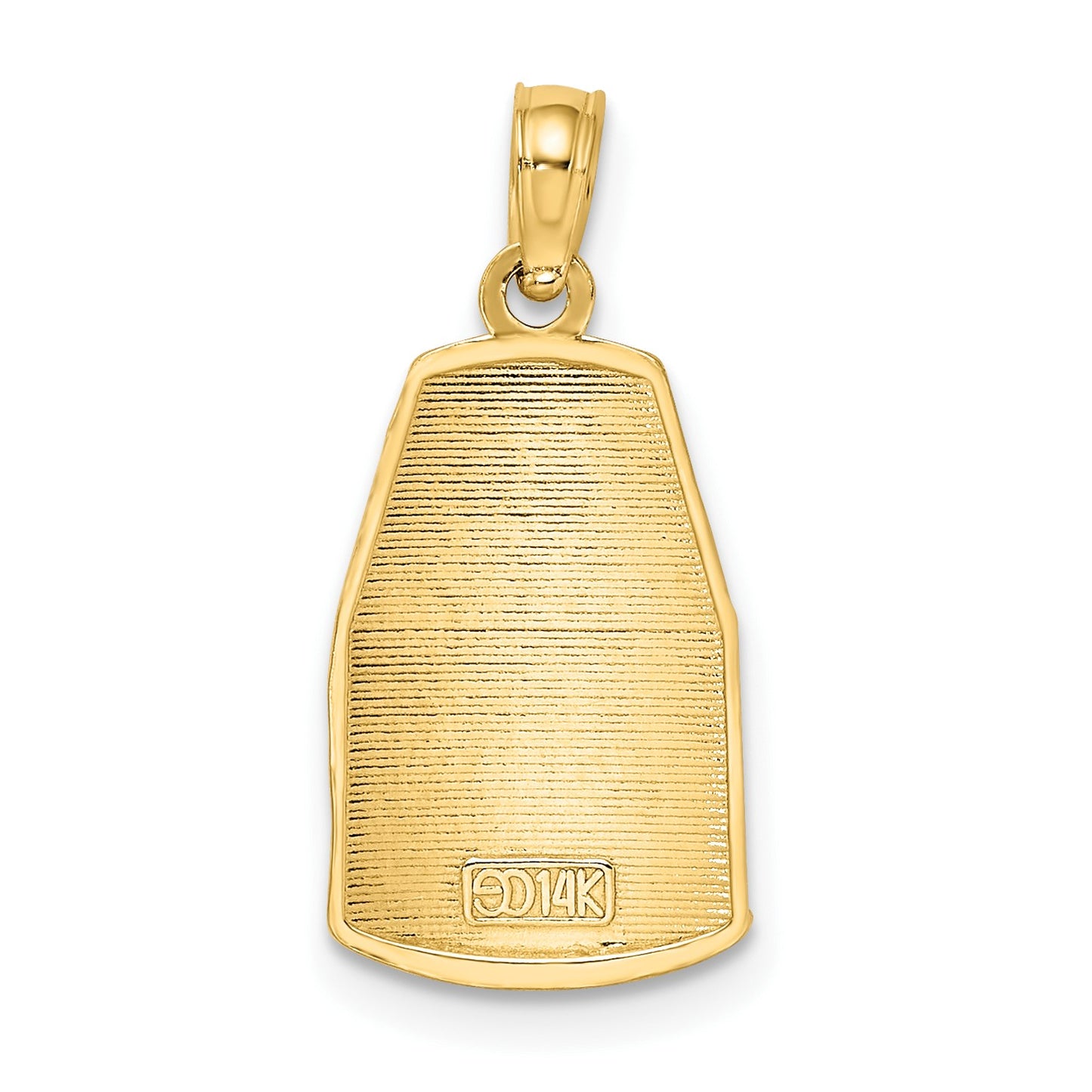 14K Small 90 MILES TO CUBA KEY WEST FL Charm