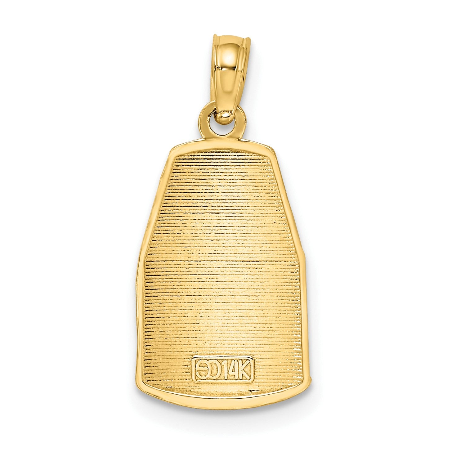 14K Small 90 MILES TO CUBA KEY WEST FL Charm