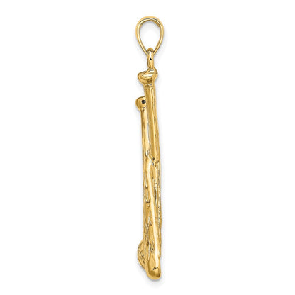 14K 2-D Baseball Bats and Ball Charm