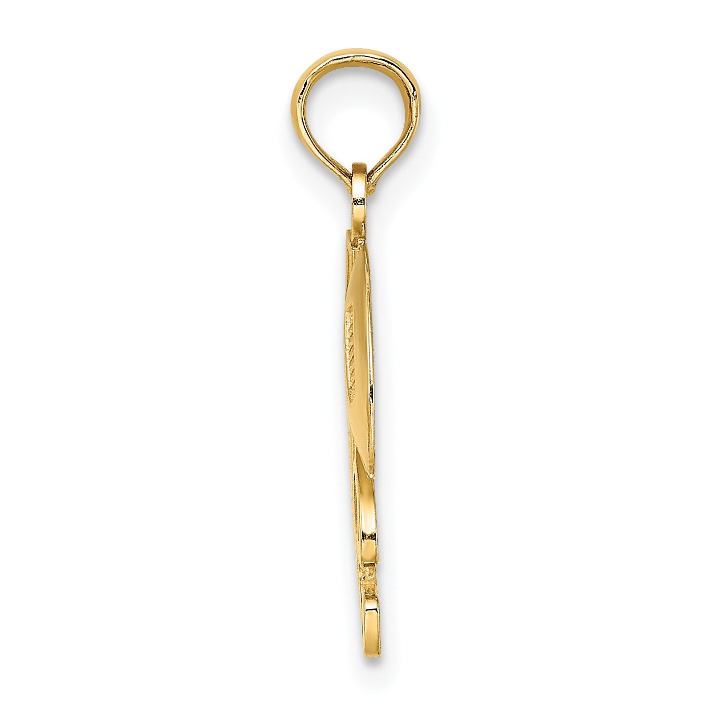 14K #1 Football with Helmet and Ball Charm