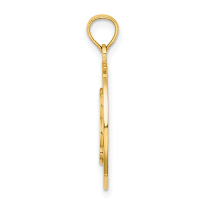 14K ALASKA with Bear Paw Charm
