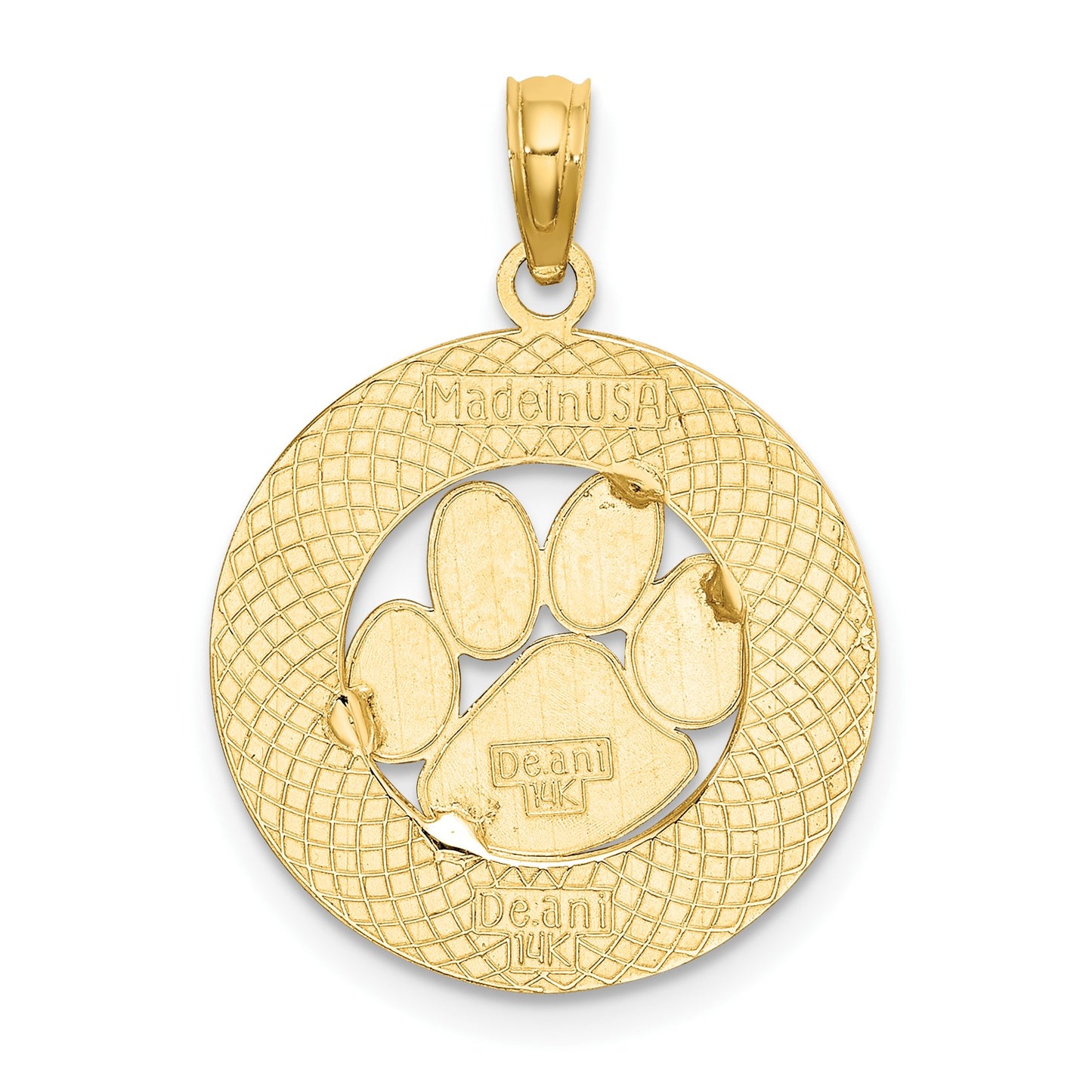 14K ALASKA with Bear Paw Charm
