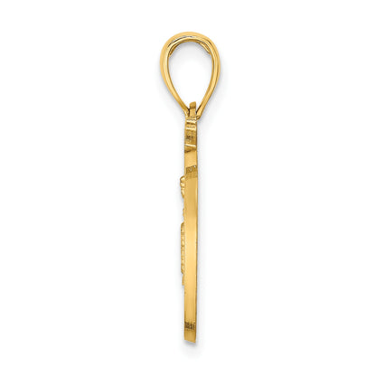 14k NEW YORK City Skyline in Apple Pendant