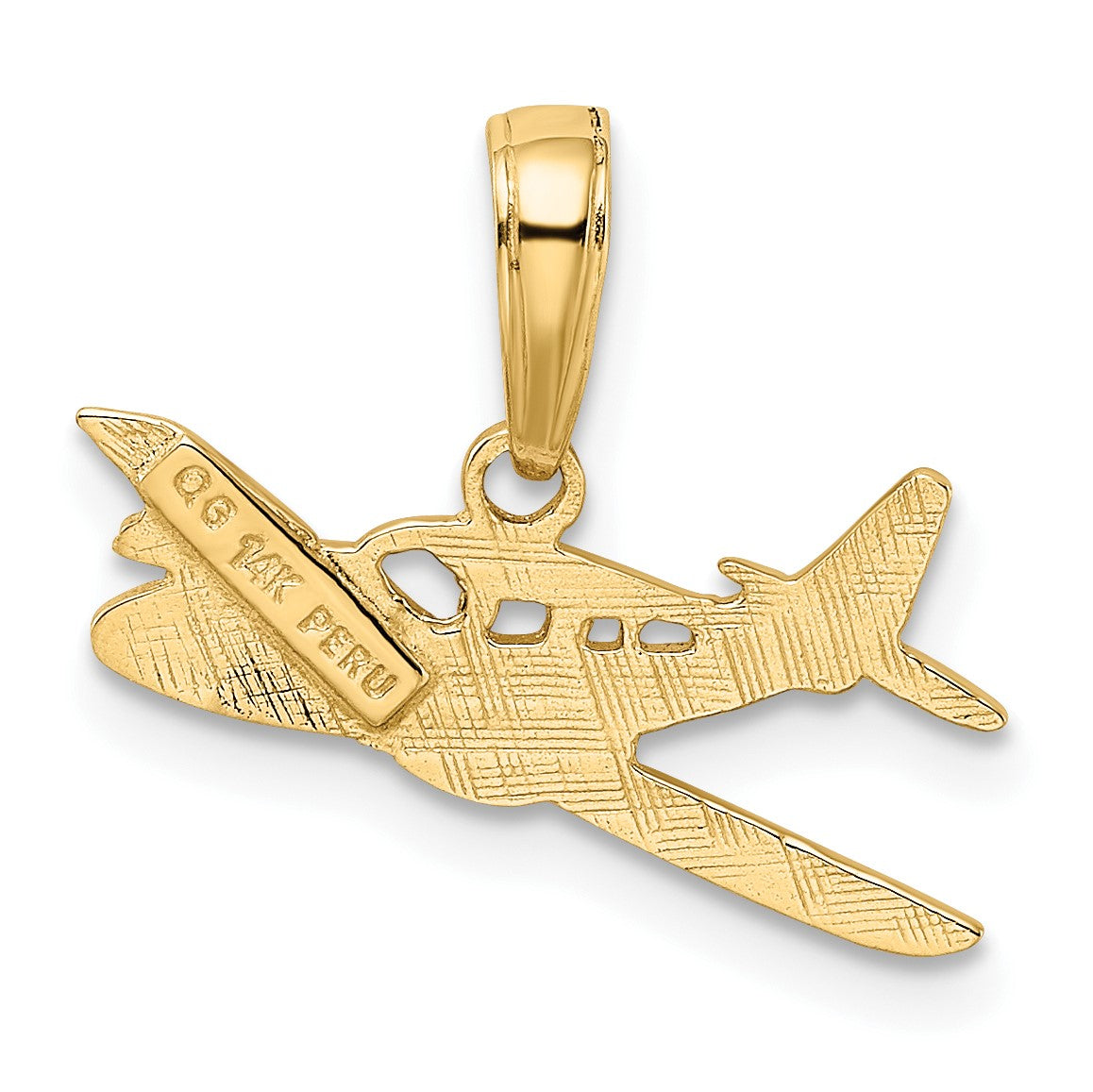 14k Cessna Airplane Pendant