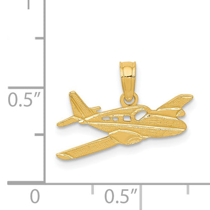 14k Cessna Airplane Pendant