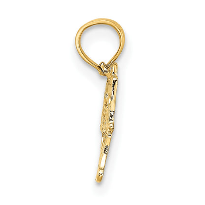 14K BASEBALL MOM Charm