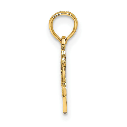14K GREAT GRANDMA with Heart Charm