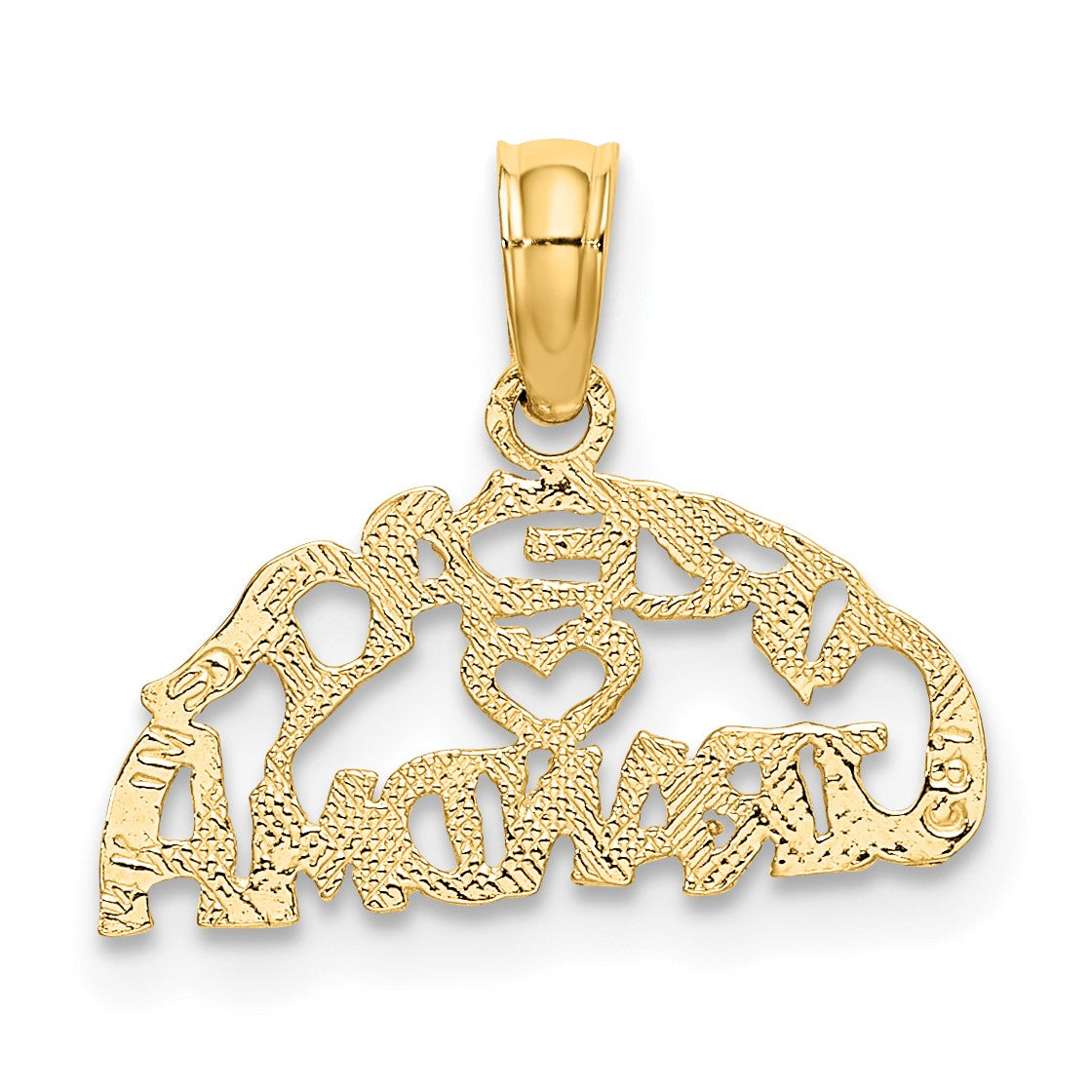 14K GREAT GRANDMA with Heart Charm