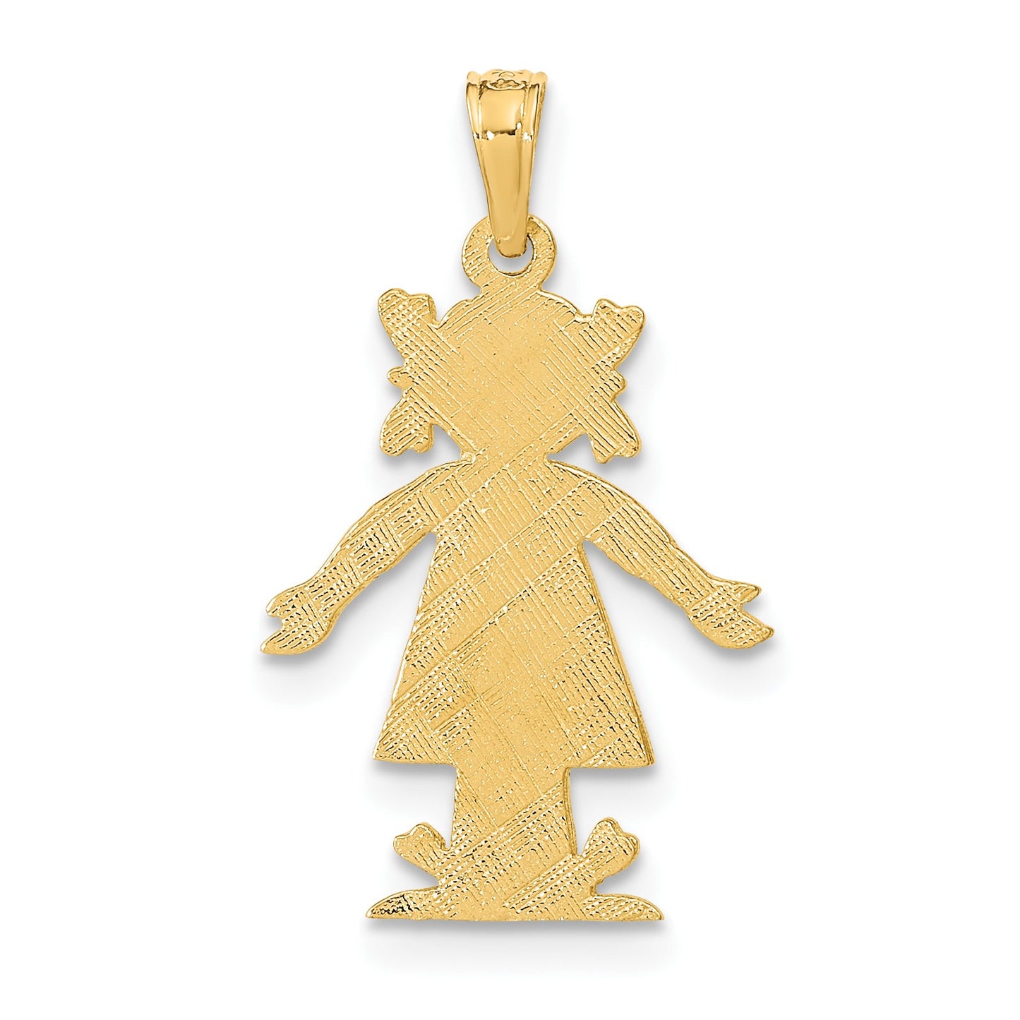 14K Girl Charm